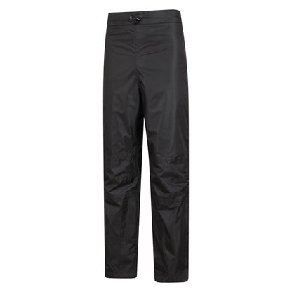 Mountain Warehouse Mens Spray Waterproof Regular Trousers Black