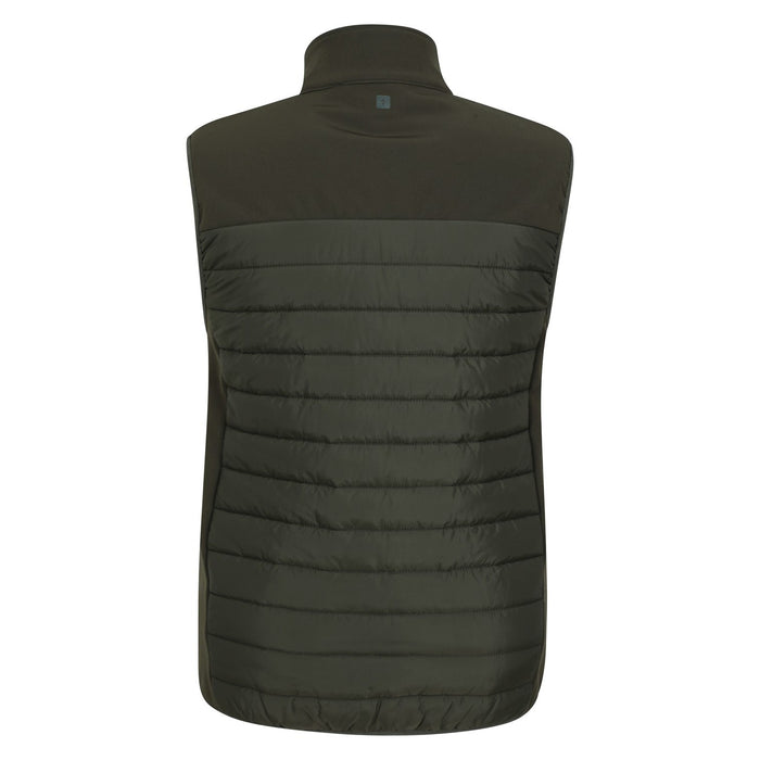Mountain Warehouse Mens Turbine II Hybrid Padded Gilet Green