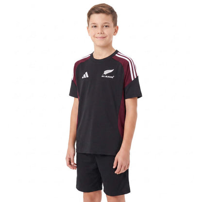adidas New Zealand All Blacks Rugby Kids Cotton T-Shirt