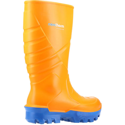 Nora Unisex Noratherm S5 Full Safety Polyurethane Thermo Boot Orange/Blue