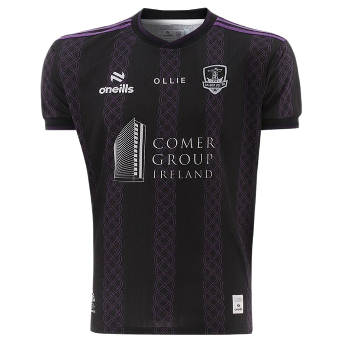 O'Neills Galway Utd 26 Kid Third Jsy Blk