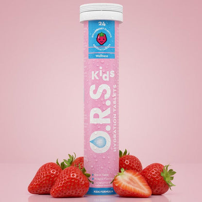 O.R.S Kids Strawberry Flavour Hydration Tablets