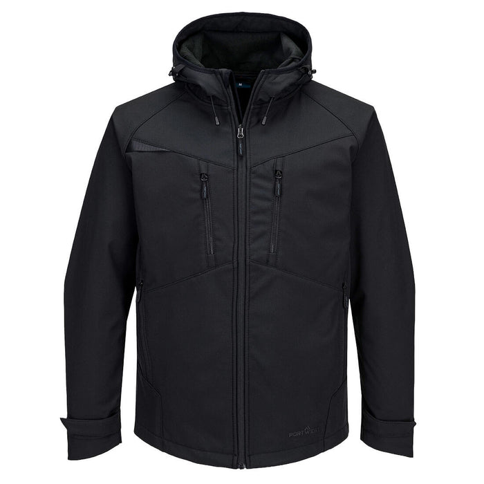 Portwest DX4 Hooded Softshell (3L) All Black