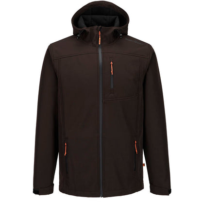Portwest Portrush Mens Softshell Jacket Black Coffee