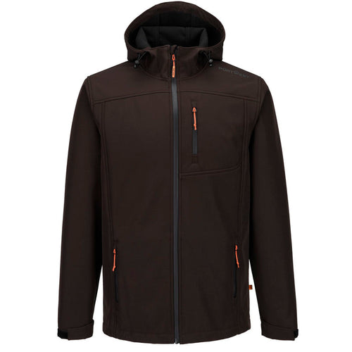 Portwest Portrush Mens Softshell Jacket Black Coffee