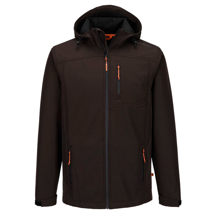 Portwest Portrush Mens Softshell Jacket Black Coffee