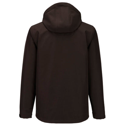 Portwest Portrush Mens Softshell Jacket Black Coffee