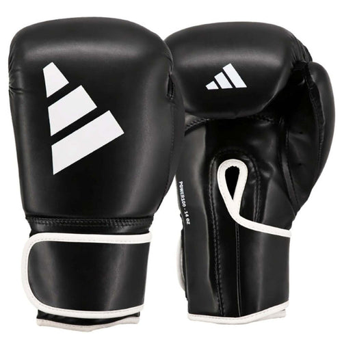adidas Power 100 Black 16oz Boxing Gloves