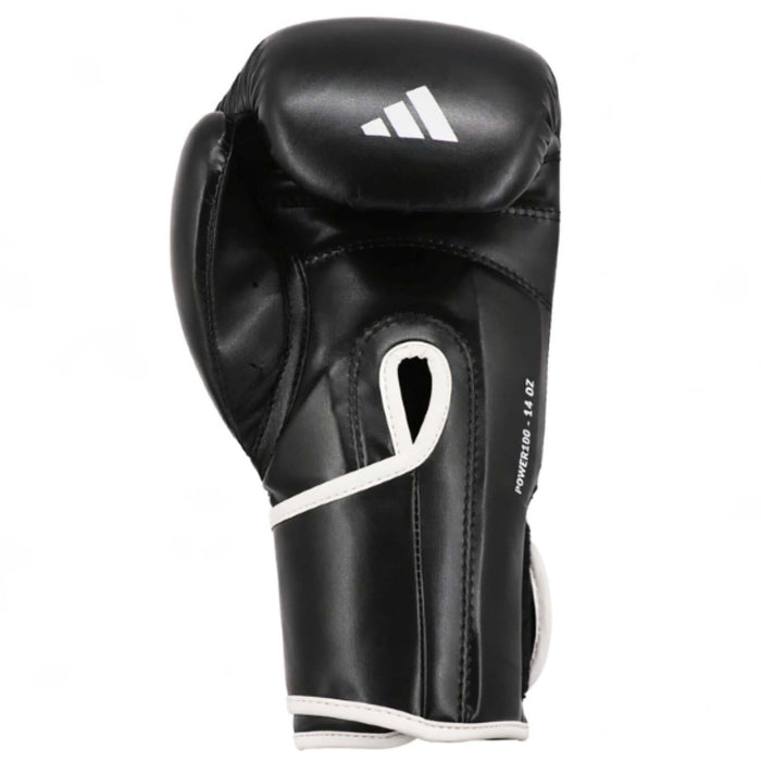 adidas Power 100 16oz Boxing Glove Bk/Wh