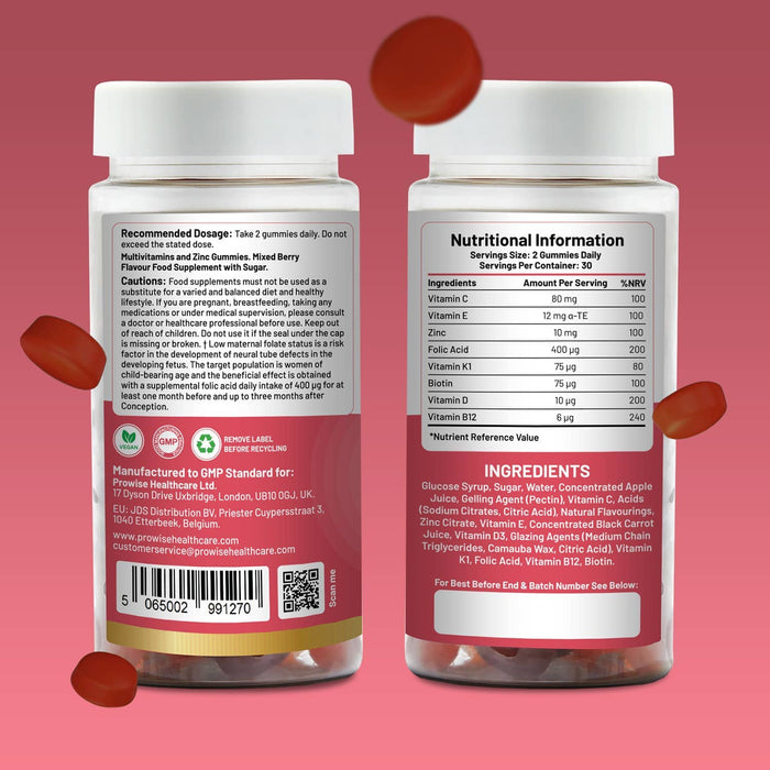 Prenatal Care Gummies | 60 Vegan Pro Gummies | Yummy Gummies - [variant_option1]