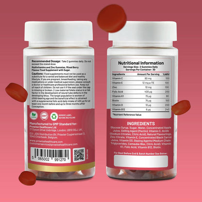 Prenatal Care Gummies | 60 Vegan Pro Gummies | Yummy Gummies - [variant_option1]