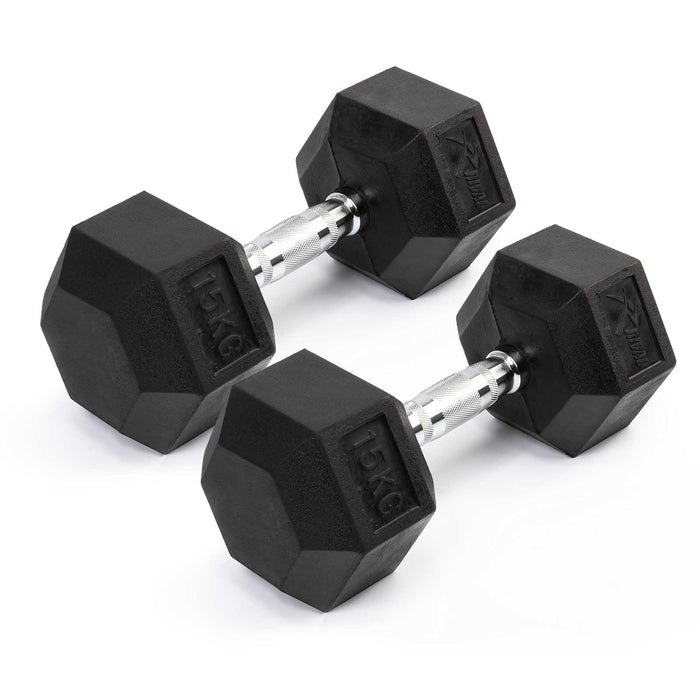 Rival Hex Dumbbells 5kg, 10kg, 15kg & 20kg Pack
