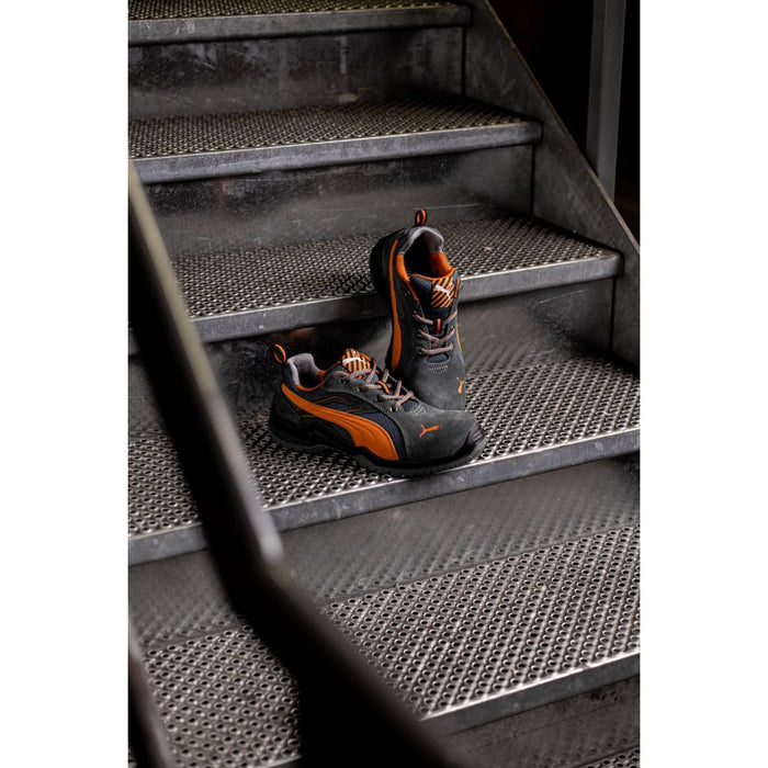 Puma Safety Mens Omni Flash Low Safety Trainer Orange
