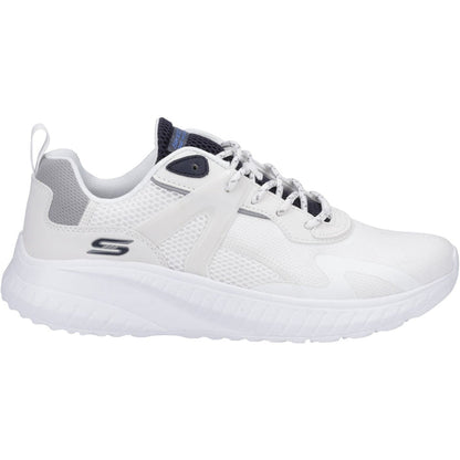 Skechers Mens Bobs Squad Chaos Elevated Drift Trainers White/Multi
