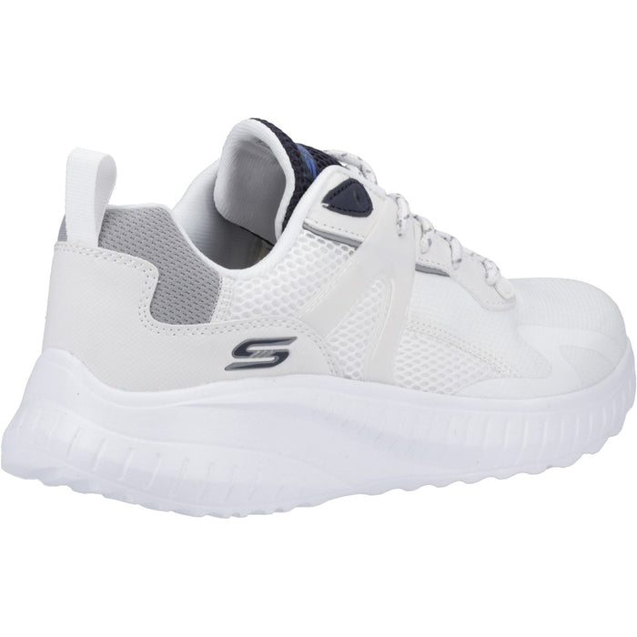 Skechers Mens Bobs Squad Chaos Elevated Drift Trainers White/Multi