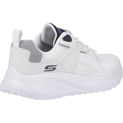 Skechers Mens Bobs Squad Chaos Elevated Drift Trainers White/Multi