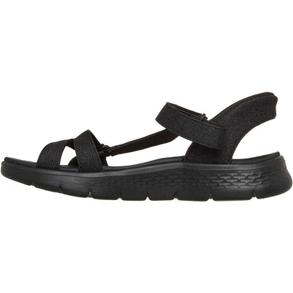 Skechers Womens GO WALK Flex Illuminate Sandal Black