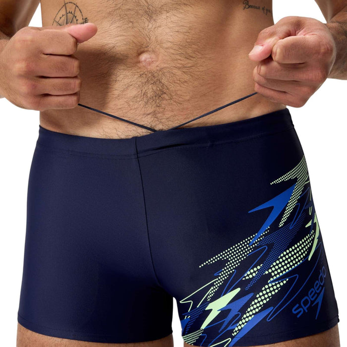 Speedo Mens Medley Logo Aquashort Navy