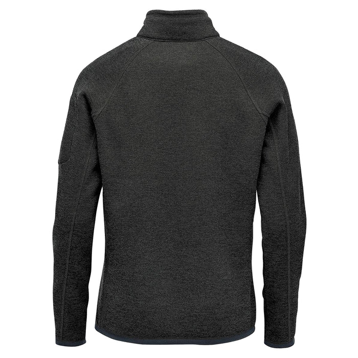 Stormtech Womens Avalante Heather Quarter Zip Fleece Top Black