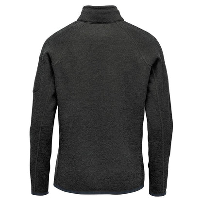 Stormtech Womens Avalante Heather Quarter Zip Fleece Top Black