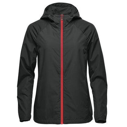 Stormtech Womens Pacifica Lightweight Jacket Black/Red