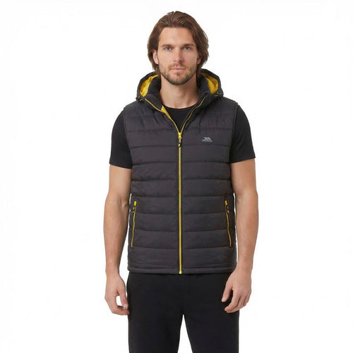 Trespass Mens Franklyn Padded Gilet Dark Grey