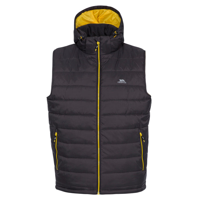 Trespass Mens Franklyn Padded Gilet Dark Grey
