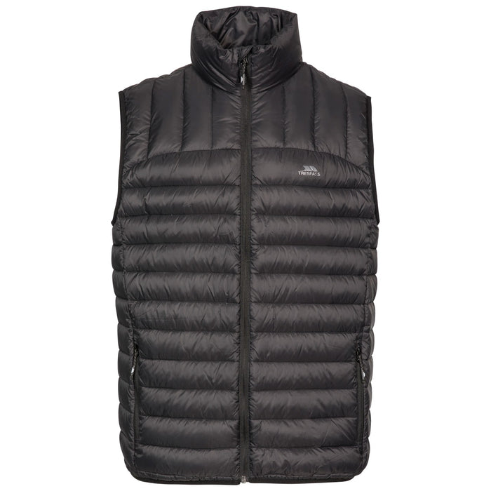 Trespass Mens Hoppers Down Gilet Black