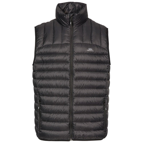 Trespass Mens Hoppers Down Gilet Black