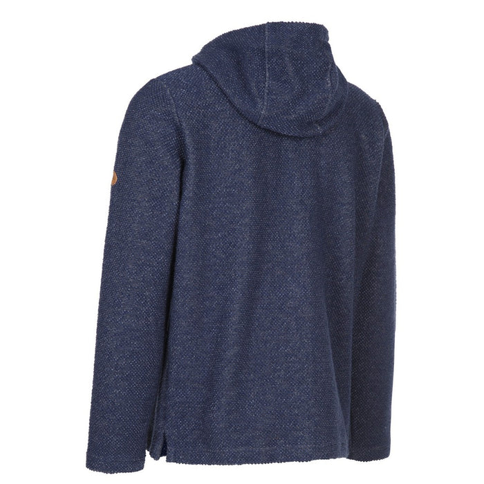 Trespass Mens Scawton Zipped Hoodie Navy Marl