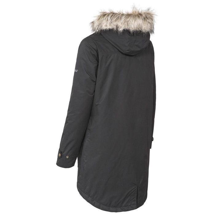 Trespass Womens Clea Waterproof Parka Black