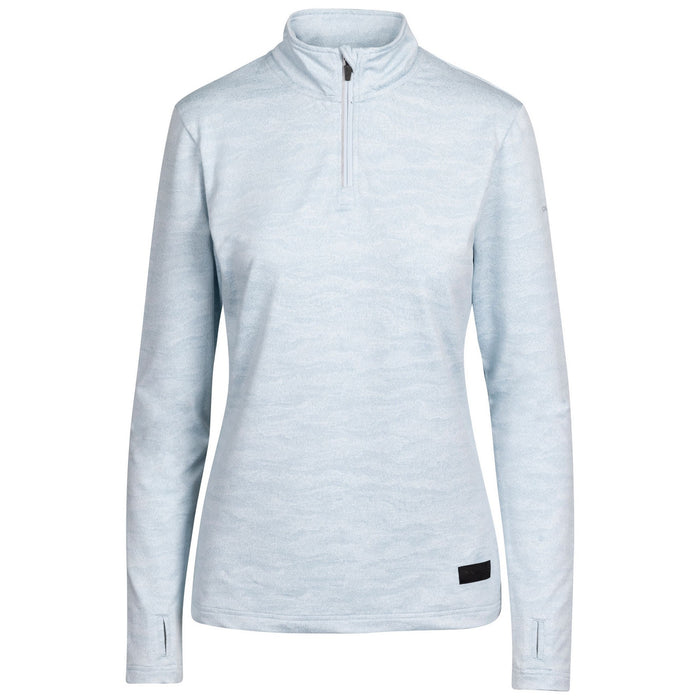 Trespass Womens Livia TP75 Long-Sleeved Active Top Seafoam