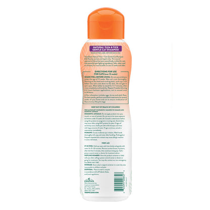 TropiClean Natural Flea + Tick Gentle Cat Shampoo