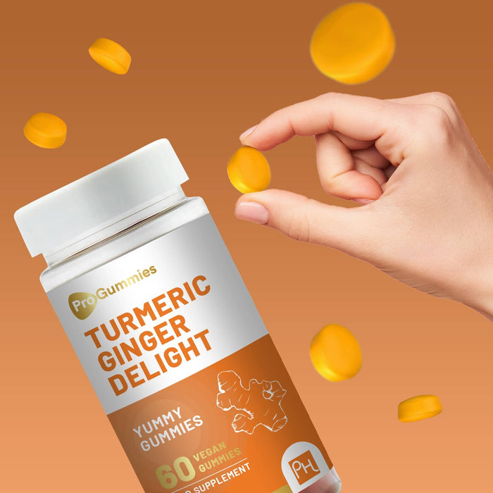 Turmeric and Ginger Gummies | 60 Vegan Pro Gummies - [variant_option1]