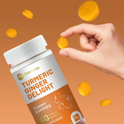 Turmeric and Ginger Gummies | 60 Vegan Pro Gummies - [variant_option1]