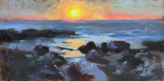 (Unframed) California Sunset by Donna Shortt