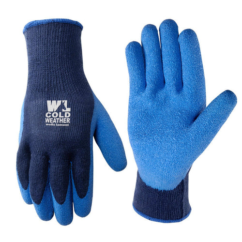 Wells Lamont Men’s Latex Coated Winter-Lined Knit Wrist