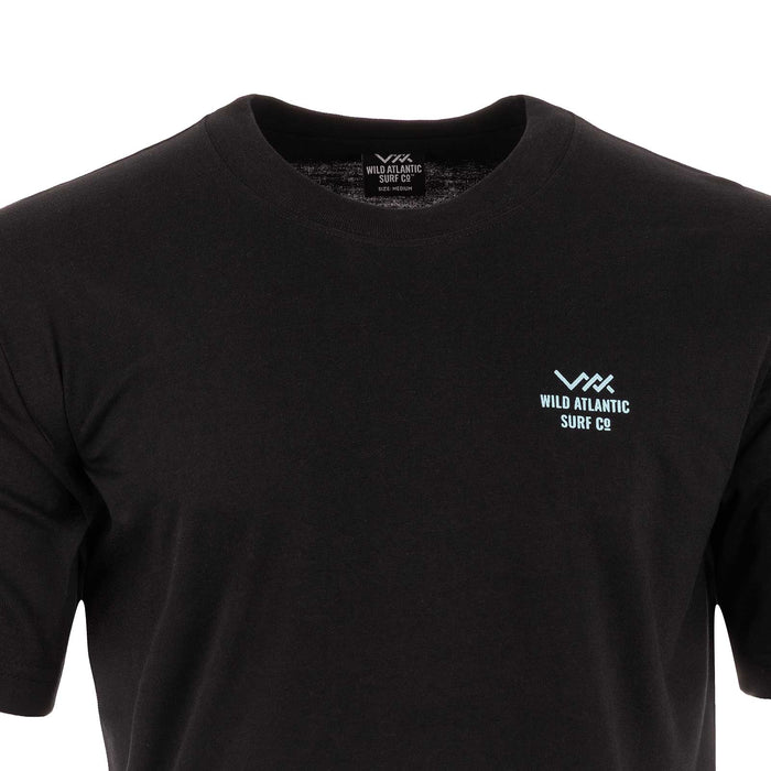 Wild Atlantic Surf Co Atlant Box Tee Blk