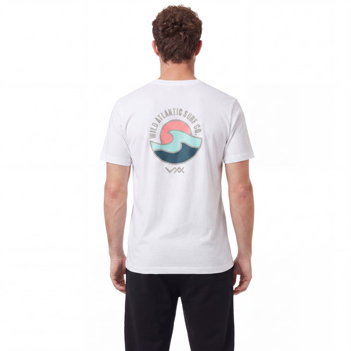 Wild Atlantic Surf Co Sunrise Short Sleeve Mens T-Shirt