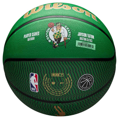 Wilson NBA Icon Tatum Size 7 Outdoor Basketball - Green