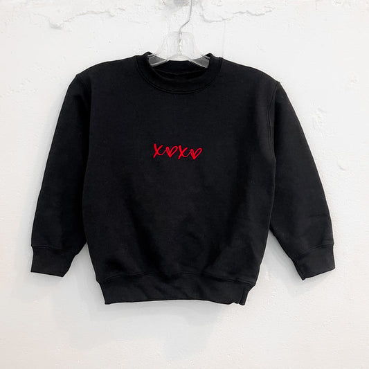 "XOXO" Embroidered Crewneck